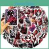 Enhance Your Style With 50 Waterproof Horror Skull And Girl Doodle Stickers For Guitar Notebook And Luggage