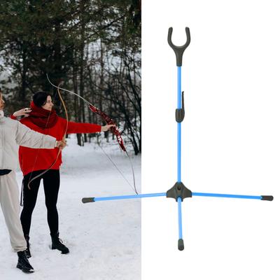 14,5 Zoll (37 cm) langer, zerlegbarer Bogenständer, universeller Bogenständer, faltbarer Recurve-Bogenständer, tragbarer Ständer