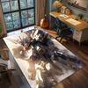 Gundam Anime Mecha Robot Rug Carpet Large Area Rug Non Slip Washable Floor Mat Gamer Room Bedroom Home Decor