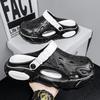 New Summertime Mens Clogs Sandal Shoes Man Home Garden Shoes Lightweight Plush Comfort Men Slide Shoes Anti-Skid Soft Bottom Flip Flop Sandal Shoes