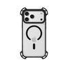 Four Corner Anti-fall Magnetic Acrylic Case For iPhone 17 16 15 14 13 12 Pro Max Plus Clear For Magsafe Wireless Charge Cover