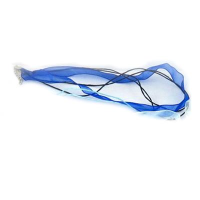 [R5317] - Tüllband 'Coloriage' saphirblau - 45 cm 12 mm