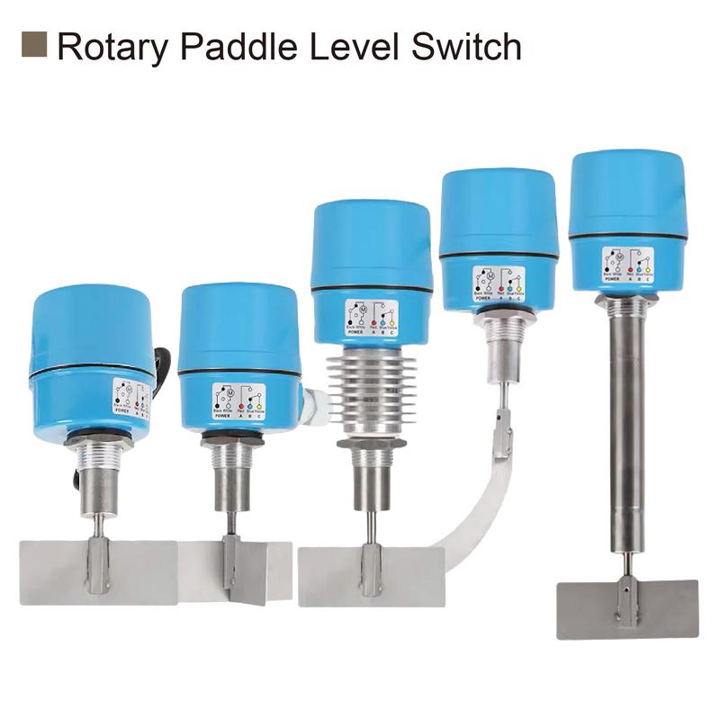 SR80 Rotary Paddle Level Switch High Temperature Threaded Sensor Silo Material Level Control Bulk Solid Indicator