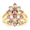Gold-plated Ring 'Marquise' Amethyst Gold - 18x12 Mm