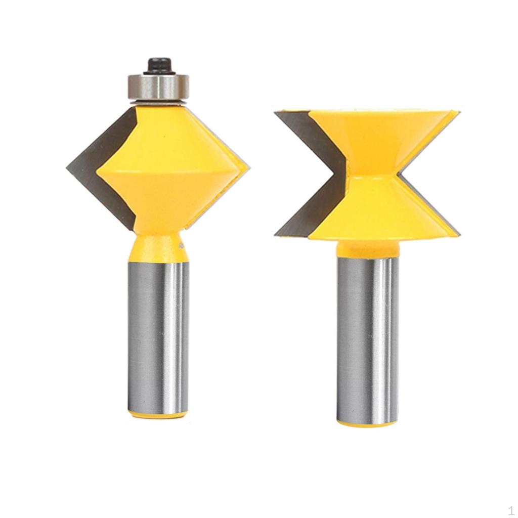 2 Pieces 90 Degree Handrail Bit Plate Splicing for Cutter Tools