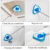 180 Degree Rotation Mini Mop Triangle Clean Floors Tool New Cleaning Mop