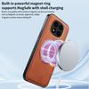 PU Leather Wireless Charging Magnetic Case for Xiaomi Redmi Note 14 Pro 5G 14 Pro+ Plus Protective Cover Hard Back Shell Coque