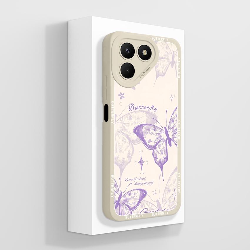 For Tecno Pova 7 6 5 4 Pro Pop 8 9 10 10C Flying Astronaut Phone Cases Camera Protection Liquid Silicone Shockproof Back Covers Shell For Tecno Casing