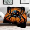 Halloween Spider Webbing Decoration - Spooky Home Decor for Halloween PartiesBlanket Flannel Throw Blanket for Sofa, Bed, Travel, Camping, Office