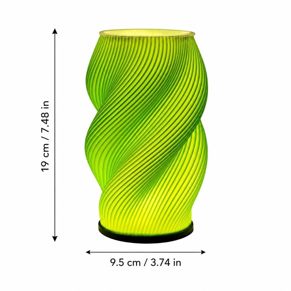 3D Printing LED Desk Lamp Minimalist USB Powered Vase Table Lamp Adjustable Color Temperature Multi-Color Night Light