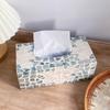 Shell Tissue Box Creative Colorful Tissue Boxes Nordic Luxury Household Napkin Holder Dining Room Art Decoration Accessories