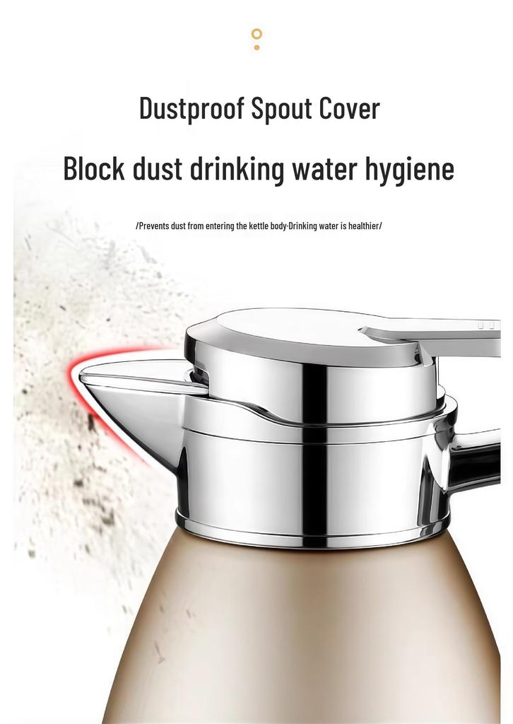 316 Stainless Steel 2L Vacuum Insulated Hot Water Bottle for Hotel/Home