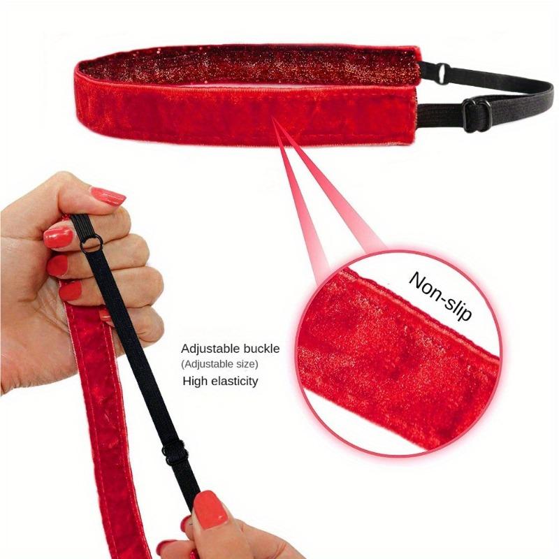 5pcs Women's Flash Fashion Headband, Elastic Headband Non slip Headband, Yoga Sports Headband