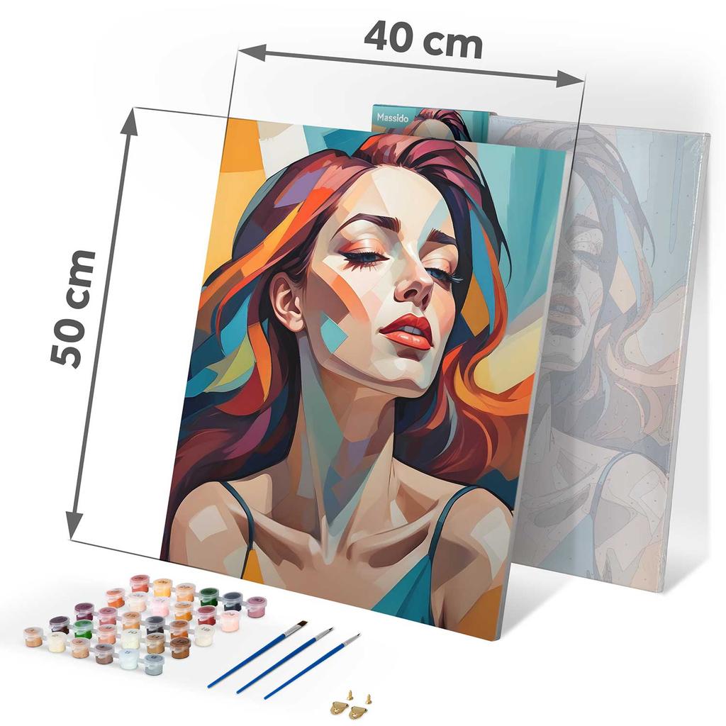 Massido Paint By Numbers, Portrait Of A Woman