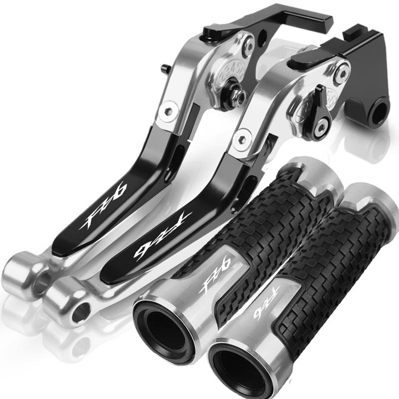 For YAMAHA FZ6 FAZER FZ-6 2004 2005 2006 2007 2008 2009 2010 Motorcycle Aluminum Brake Clutch Lever Handlebar Handle Grips Ends