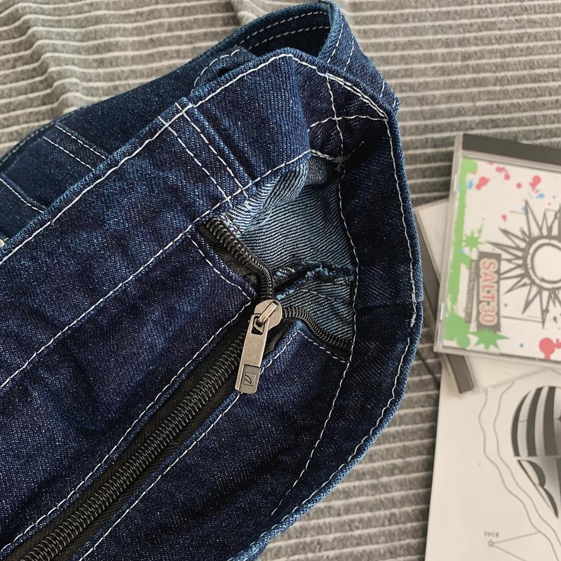 Denim Women's Bag Large Capacity Shoulder Bag Student Crossbody Bag