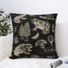 Goblincore Frog Mushroom Snail Moth Insect Pillowcase Cushion Cover Decor Vintage Biology Nature Lover Pillow Case Cover Home