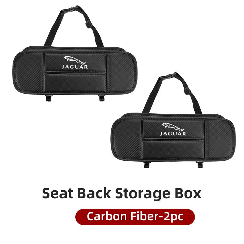 Car Seatback Organizer Tissue Storage Box Cup Holder Accessories For Jaguar XF XJ XE S-Type F-Type X-Type F-Pace I-Pace E-Pace X NN70