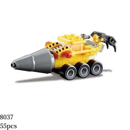 MOC Engineering Truck Building Blocks City Construction Crane Bulldozer Car Bricks Set Children Kids Toys for Boy