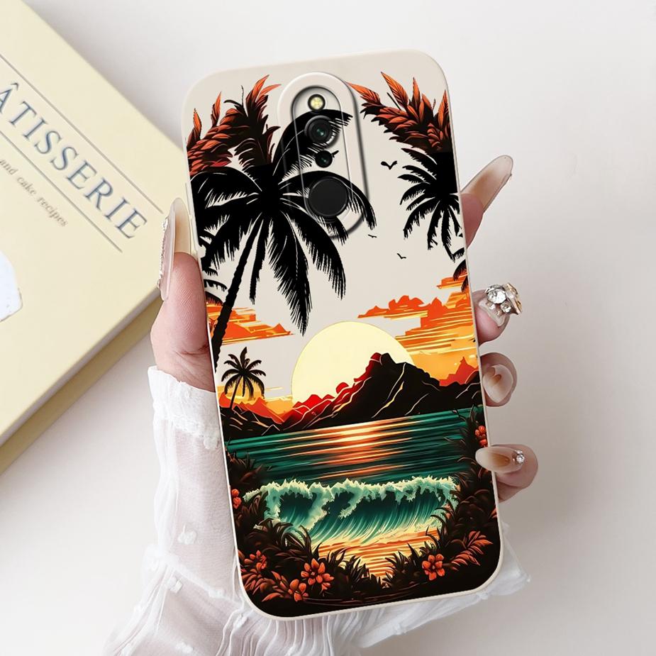 For Xiaomi Redmi 8 Case Redmi8A Cute Happy Cat Cartoon Cover Shockproof Soft TPU Phone Case For Xiaomi Redmi 8A 8 Redmi8 A Shell