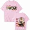 2025 Anime Demon Slayer Douma T-Shirts Man Women Summer Casual O-Neck Short Sleeve Shirts