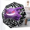 Anime Gengar Pattern Umbrella Lightweight Portable Travel Umbrella Anti-UV Sun Protection