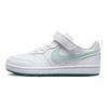 Nike Court Borough Low Recraft PS Bianco Giada Ghiaccio Teal Bambini Sneakers Geode-Teal DV5457-102