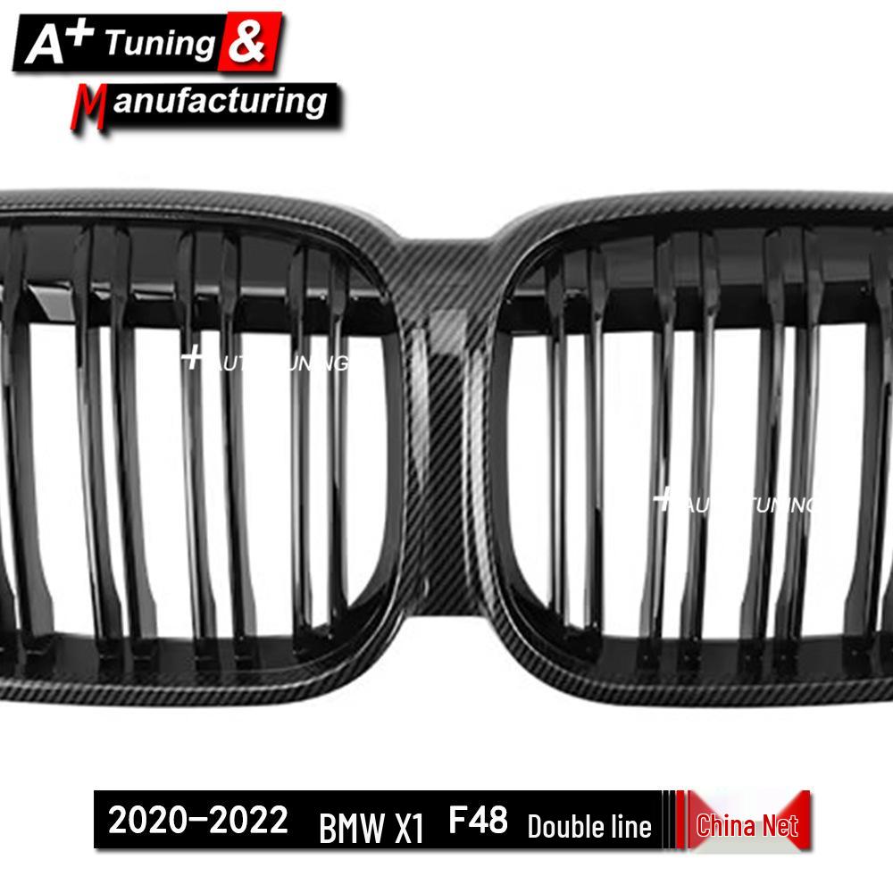 BMW X1 F48 2020-2022 Carbon Fiber Double-Line Grille