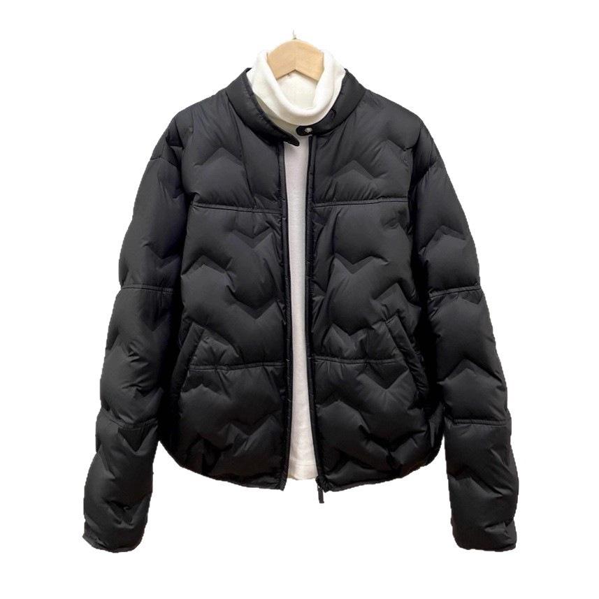 Small pressed down jacket women's stand-up collar light and fashionable white duck down short design sense loose and versatile coat