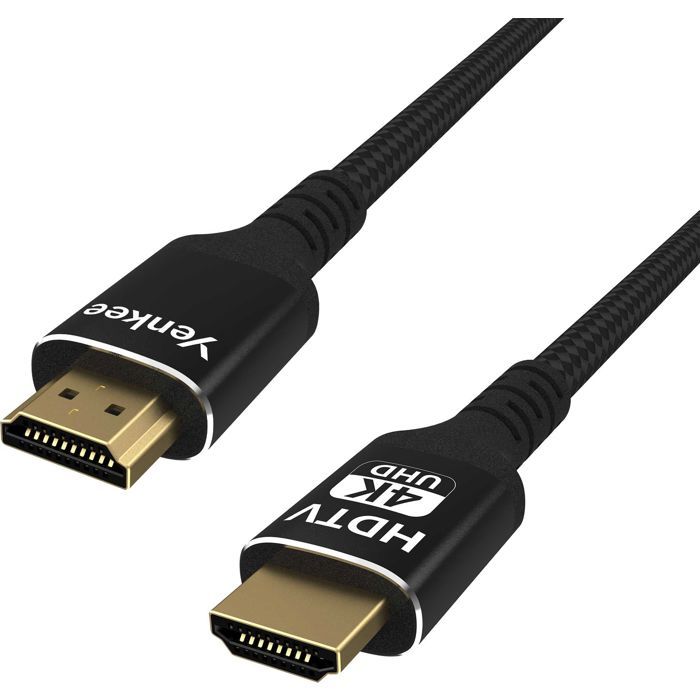 Générique Noir Yenkee Câble Hdmi 2.0 - Image 4