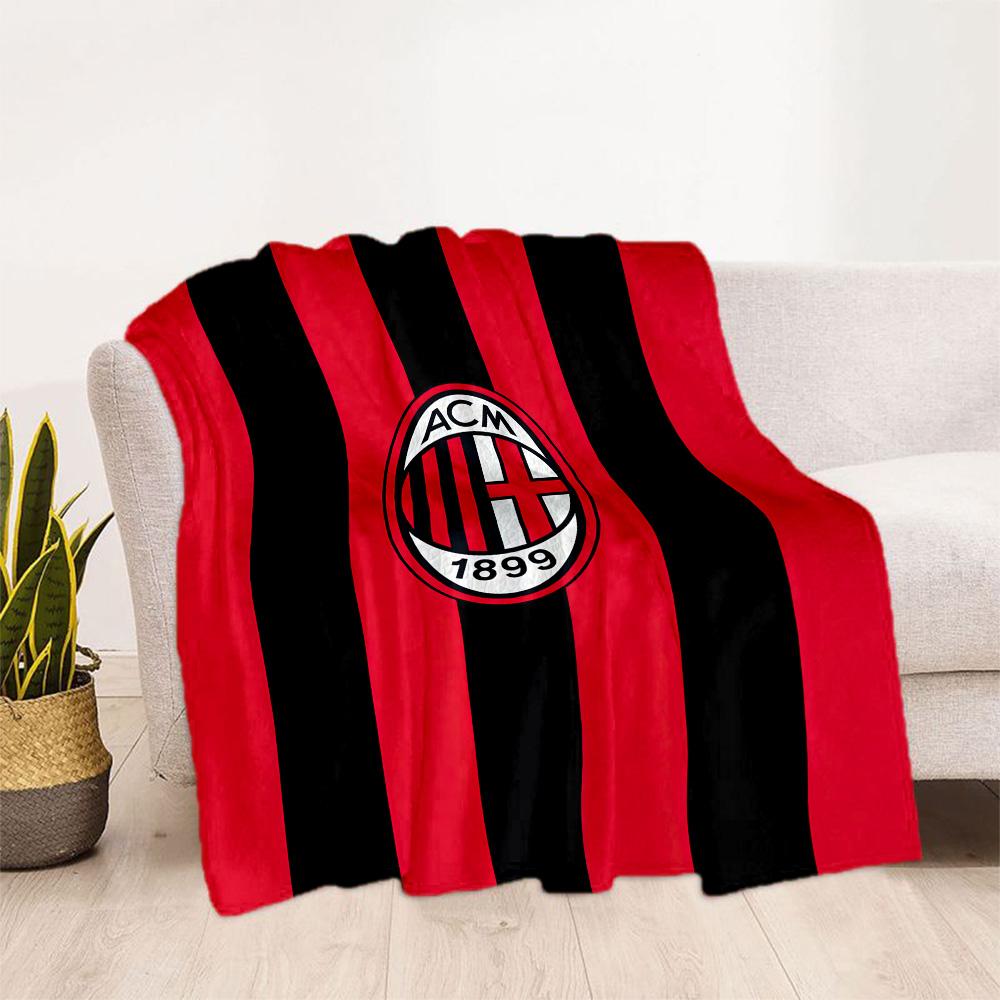 Ac Milan Blanket Durable Comfort Perfect For Chair Livingroom Office Allseason Use Warmthful Decor Perfect Gift For Relatives And Friends