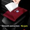 Car Tissue Bag Car Suede Tissue Box For VW Volkswagen Polo Tiguan Jetta Golf Lavida Octavia Passat Car Accessories
