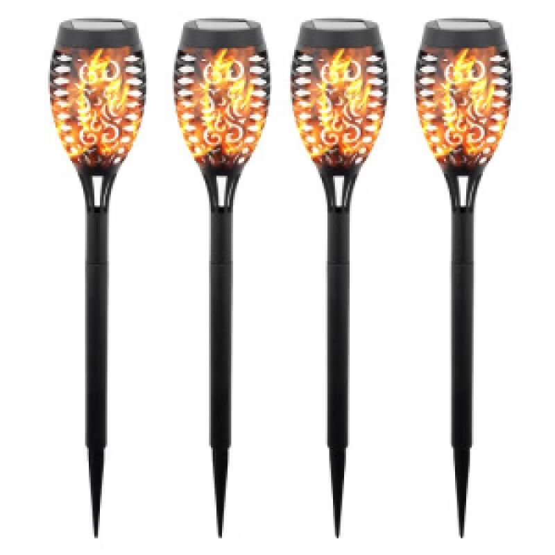 NuFeng Solar Flame Effect Garden Lights