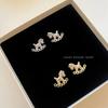 Diamond-Studded Silver Needle Horse Earrings: Elegant, Versatile, and Luxurious
