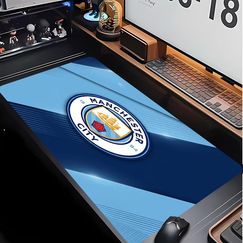 Tappetino per Mouse con Motivo Calcio Manchester City Non?Tappetino Mouse da Gioco Antiscivolo con Base in Gomma per Scrivania Ufficio Casa