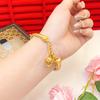 Gong Ling Hydrangea National Fashion Ladies Temperament Plated Bracelet Exquisite Bracelet