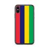 Phone Case – Mauritius Flag – Compatible iPhone XS – Soft Case – Resistant and Shockproof - Silicone - Pixelforma