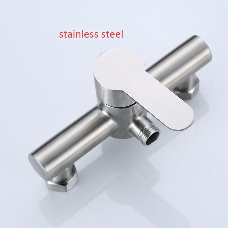 Ceramic Valve Core Bathtub Faucet Bathroom Shower Hot and Cold Mixing Valve Water Tap Stainless Steel Shower Faucet