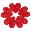 10PCS Hrt Shaped Rhinestones Applique 4cm Hot Fix Rhinestones Clothing Accessories Shoes Decoration