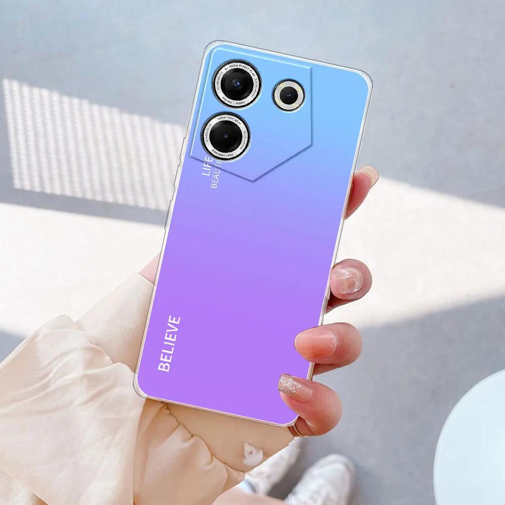 Für Tecno Camon 20 Pro 5G Hülle Klare Silikon Weiche TPU Handyhüllen Abdeckung Für Tecno Camon 20 Hülle Für Tecno Camon 20 Pro Hüllen
