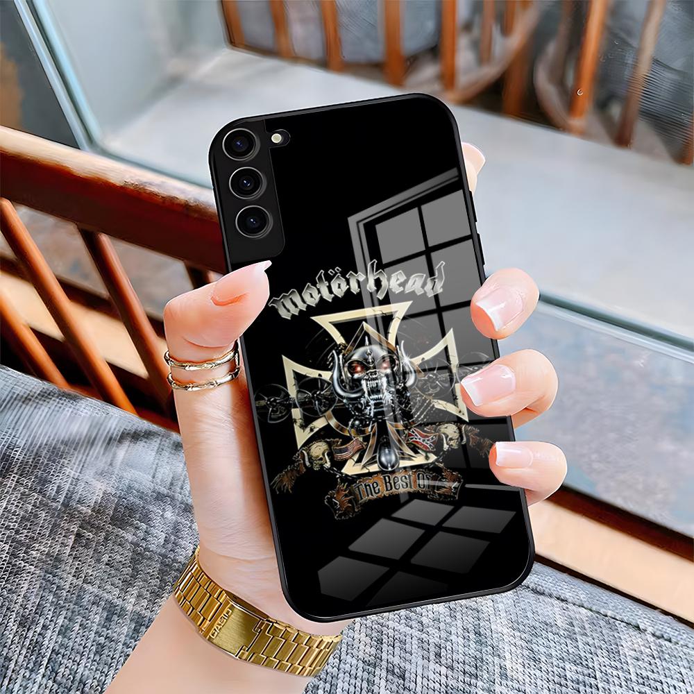 

M-Motorhead Band Phone Case For Samsung S26 S25 Plus S20 S20 Plus S22 Ultra S23 FE S21 Plus S21 Ultra Glass Cover Samsung S25 Plus