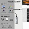 BENFEI Gigabit Ethernet Adapter Supports 100W fast charging Thunderbolt compatible Equipped with RJ45 LAN port Compatible with iPhone 15 MacBook iPad