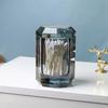 European Grey Crystal Glass Lotion Bottle Mouthwash Cup Toothbrush Shelf Bathroom Accessories Luxury Crystal Toothbrush Shelf