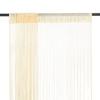 VidaXL String Curtain 2 Pcs 140 X 250 Cm Cream