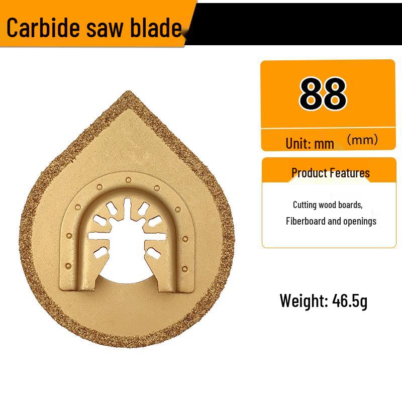 Universal Multifunctional Oscillating Saw Blade for Woodworking and Grinding