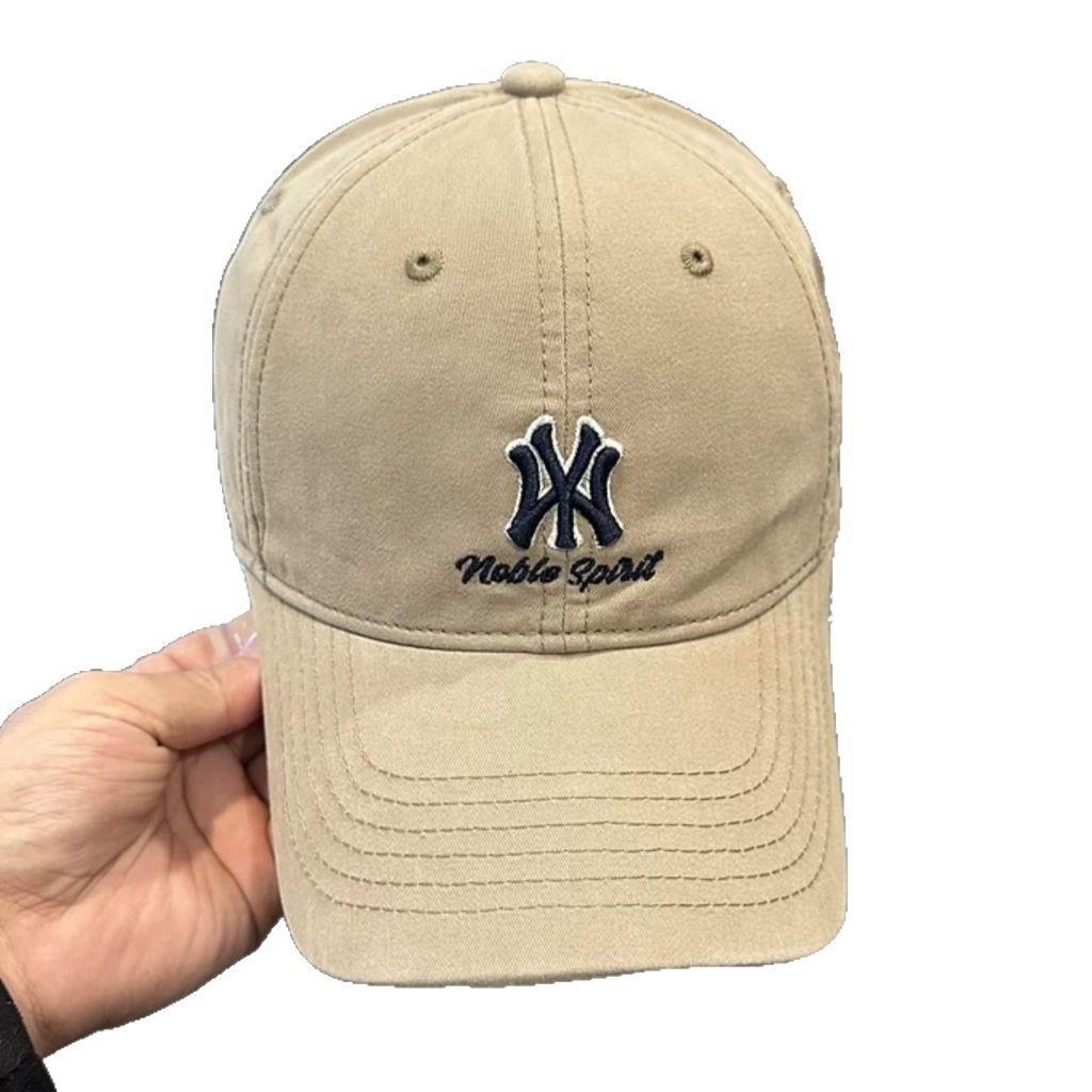 American Street Baseball Cap for Women Korean Version Letter Young Couple Sunshade Duck Tongue Cornered Cap