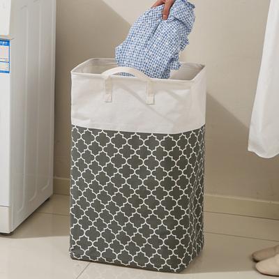 Wäschekorb, großes Fassungsvermögen, atmungsaktiv, schimmelresistent, faltbares Design, Korb für schmutzige Kleidung, Wäschesammler mit verstärktem Griff