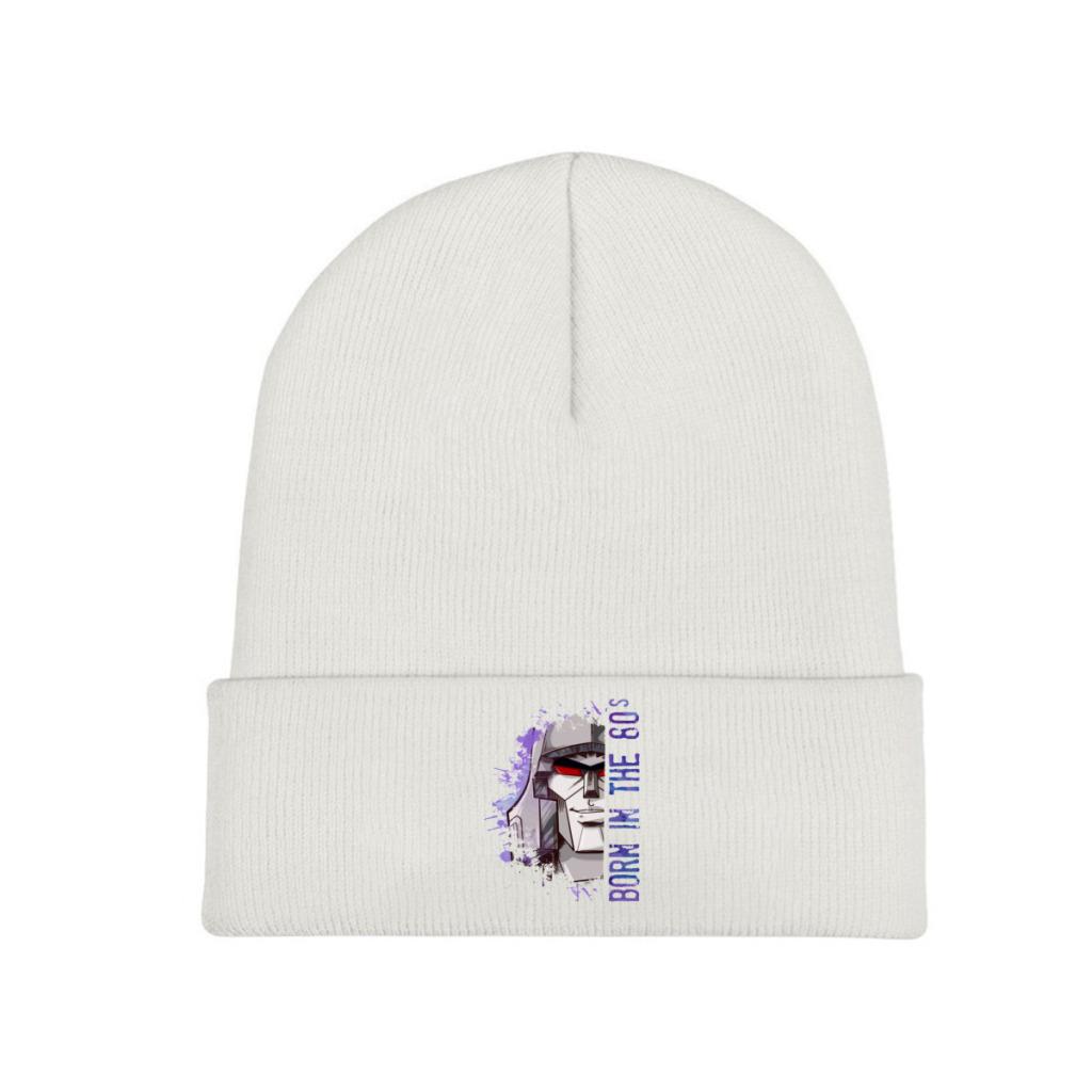 UFO Robot Grendizer Anime Knitted Hat for Women Unisex Skullies Beanies Winter Hat Megatron 60s Casual Caps