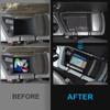 1pcs Car Center Console Organizer Tray Black Plastic Armrest Storage Box Fit for Dodge Challenger 2015-2022