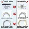 Wholesale 925 Silver 1 Carat Moissanite Ring Women Engagement Designer Jewelry Fine Fashion Wedding Simple Design Rings
